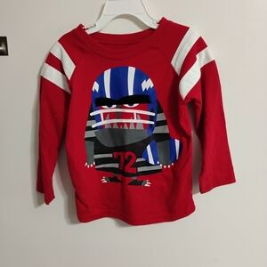 Garanimals Red Long-Sleeve Tee with Monster Graphic